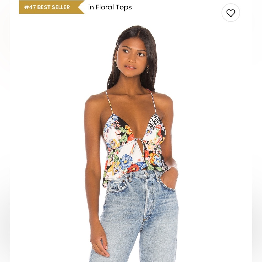 Superdown Black Camisole Top